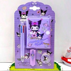 NWT Kuromi mini journal set